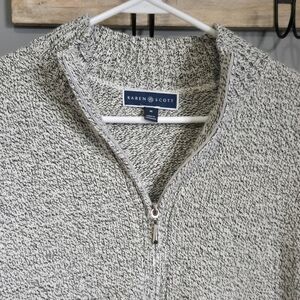 KAREN SCOTT Womens Zip cardigan Medium